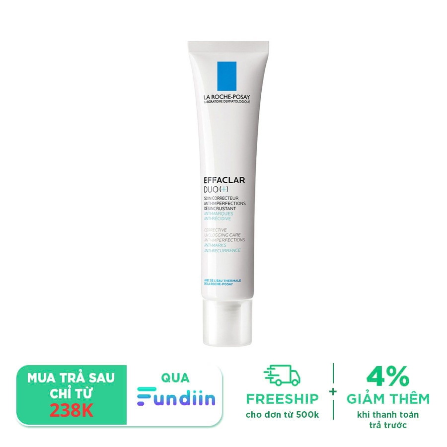 Kem dưỡng giảm mụn và ngăn ngừa thâm La Roche-Posay Effaclar Duo+ Corrective Unclogging Care Anti- Imperfections Anti-Marks Anti-Recurrence #2